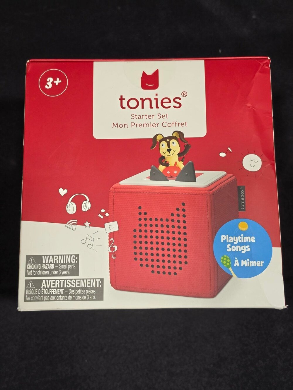 Tonies Toniebox Starter Set Red Playtime Songs Kids Speaker